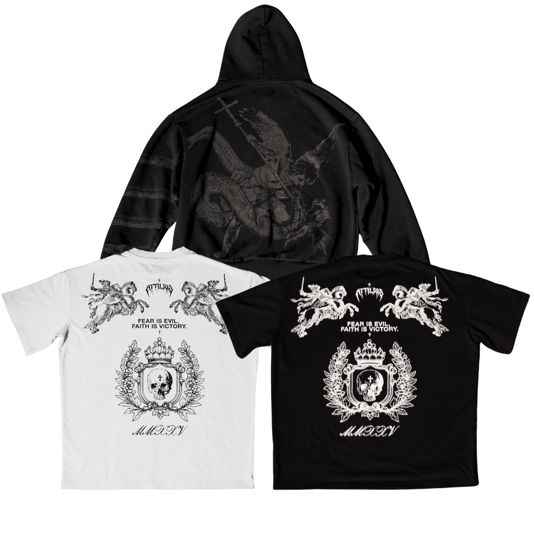 Operation: 'Faith is Victory' Bundle – Archangel Hoodie + 2 Faith is Victory Shirts