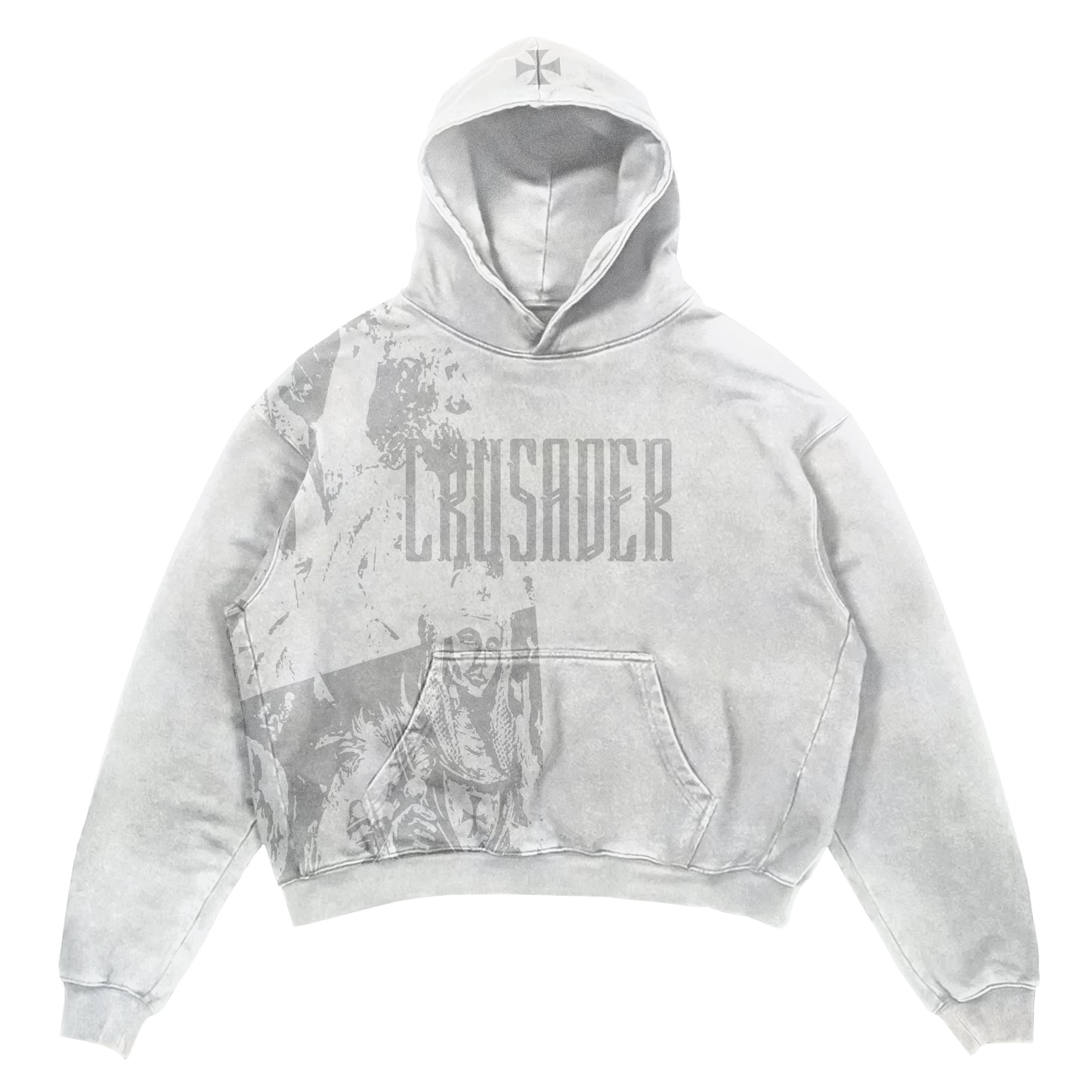 White Crusader Hoodie