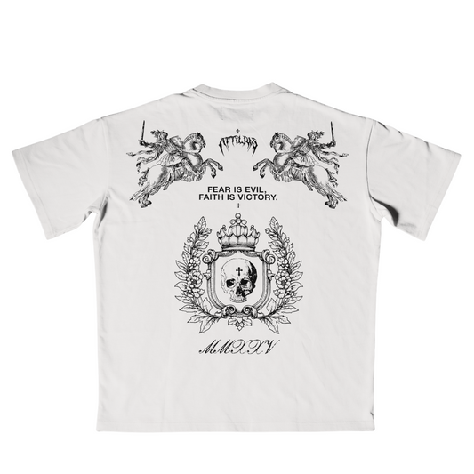 White 'Faith is Victory' Shirt