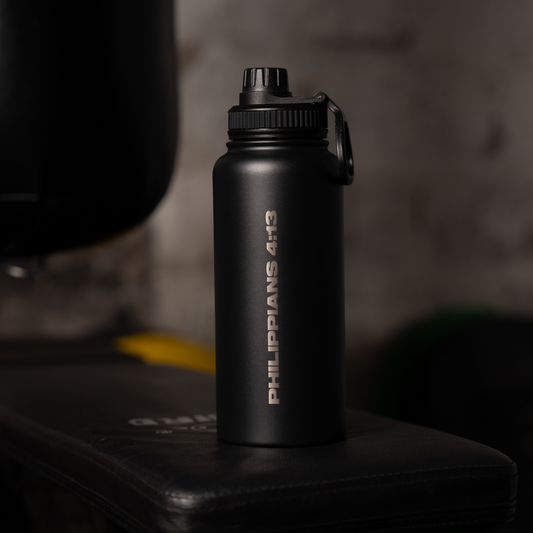 Philippians 4:13 32oz Stainless Steel Water Bottle