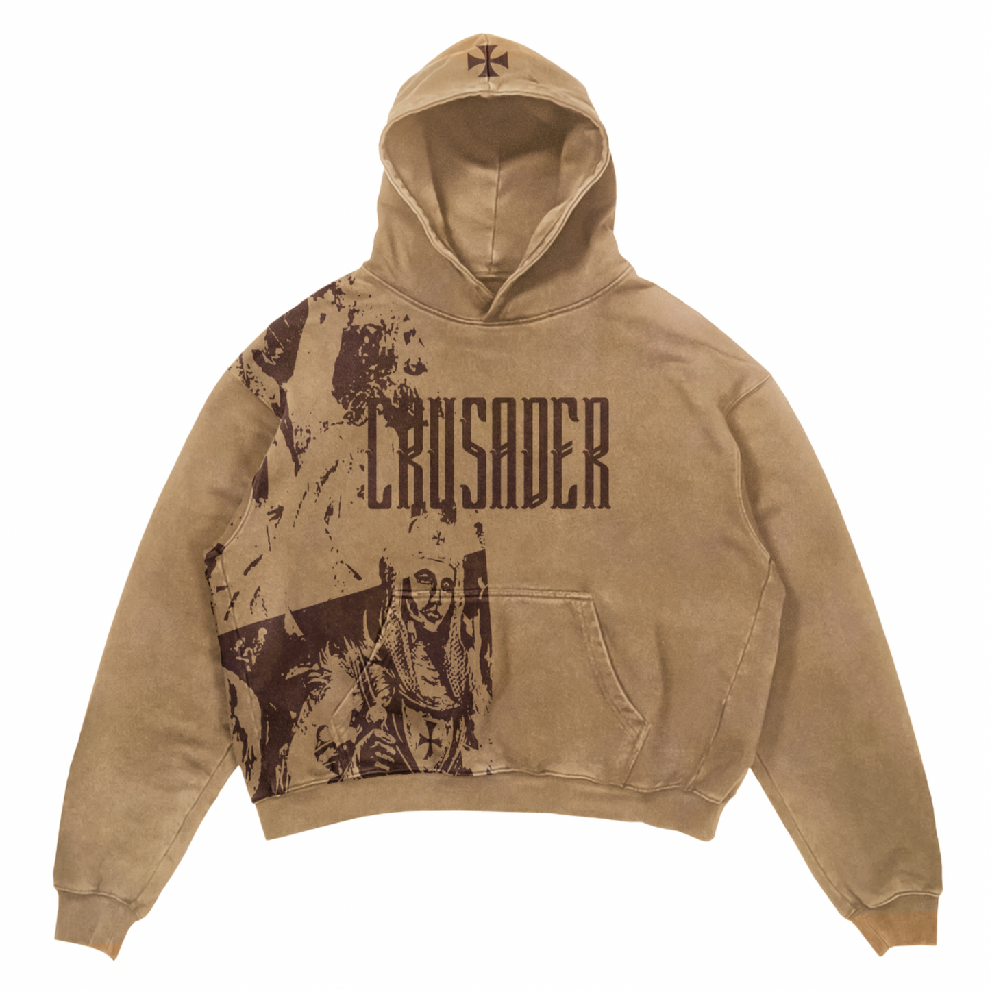 Light Brown Crusader Hoodie