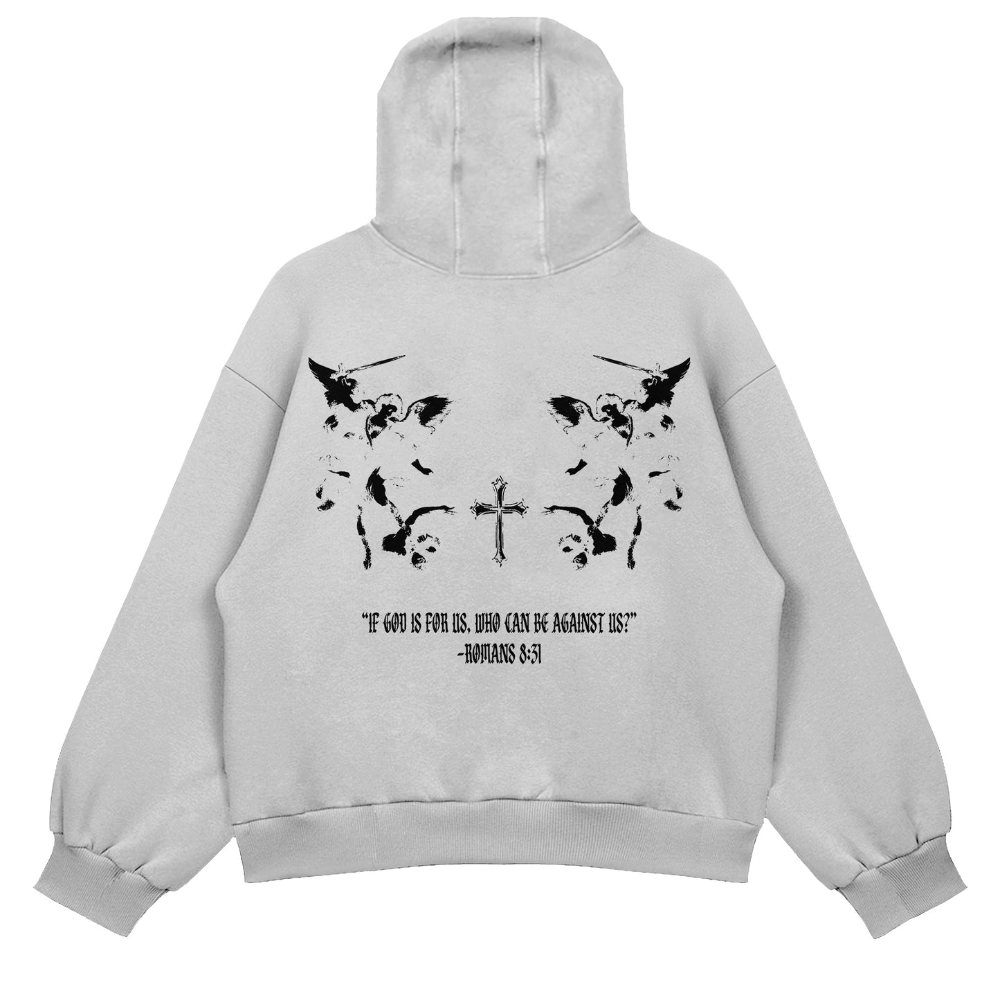 Gray Saint Michael Hoodie