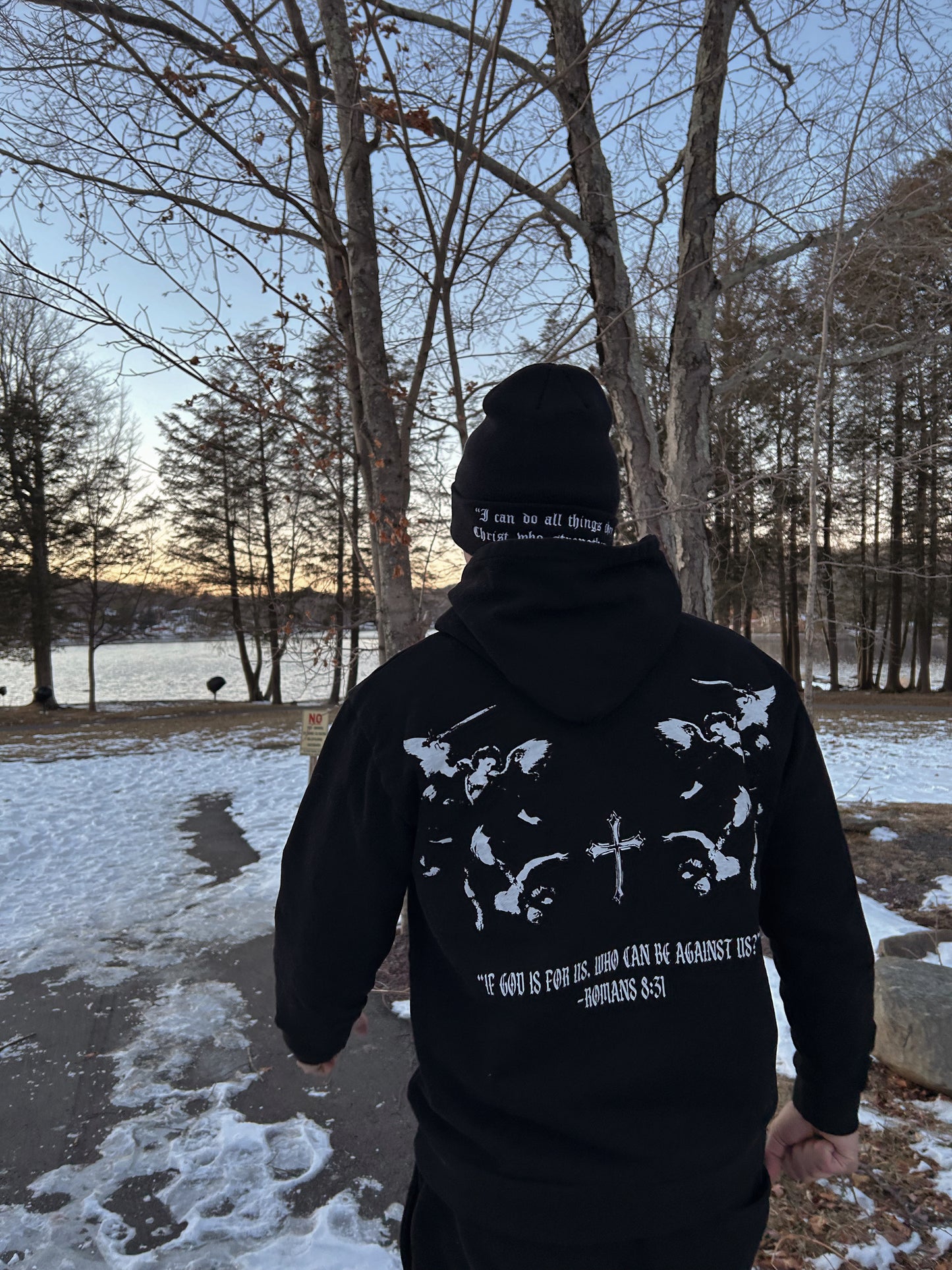 Black Saint Michael Hoodie