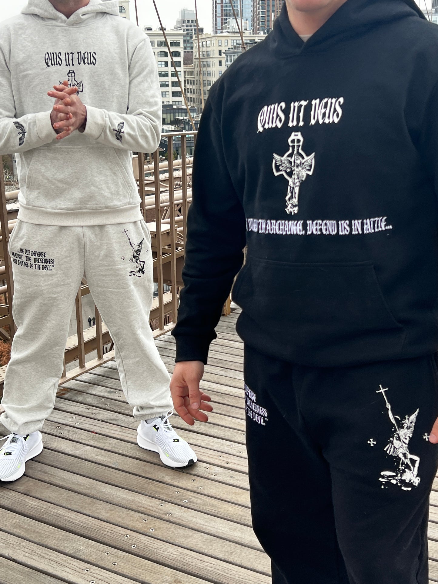 Gray Saint Michael Sweatpants