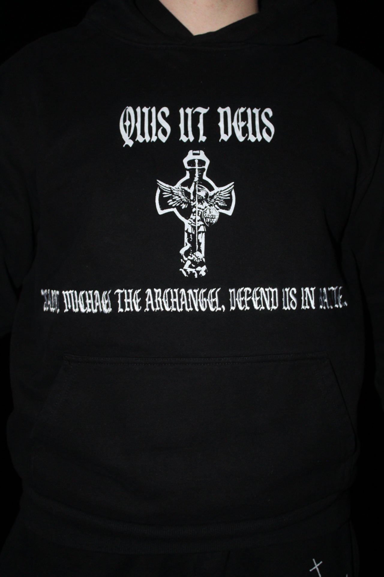 Black Saint Michael Hoodie