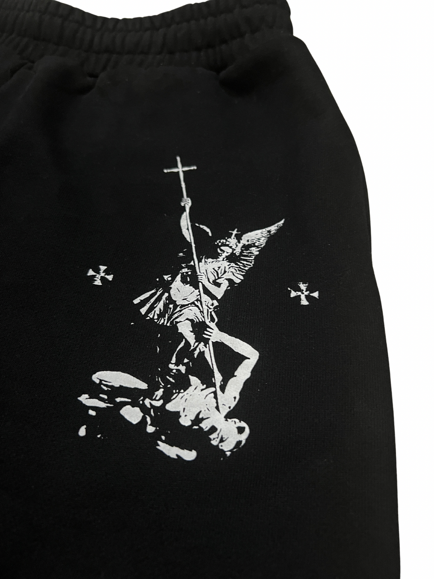 Black Saint Michael Sweatpants