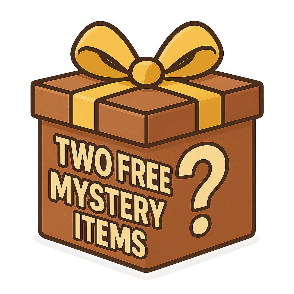 🎁 2 FREE MYSTERY ITEMS (100% off)