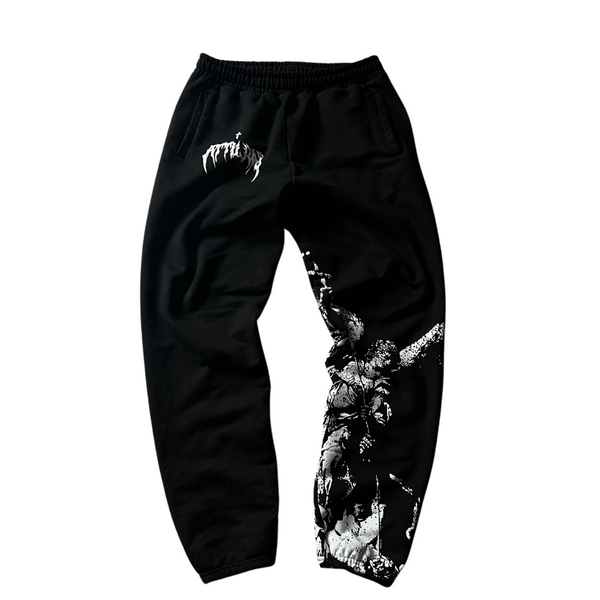 【THEAIRTOWN】Angel Back Logo Sweat Pants Saint Mxxxxxx Angel of Death Sweatpants Red Men's - SS22 - US